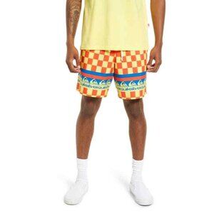 Quiksilver Stranger Things The Echo Beach Shorts Red/Yellow Size Large